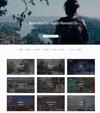diginal nomad template
